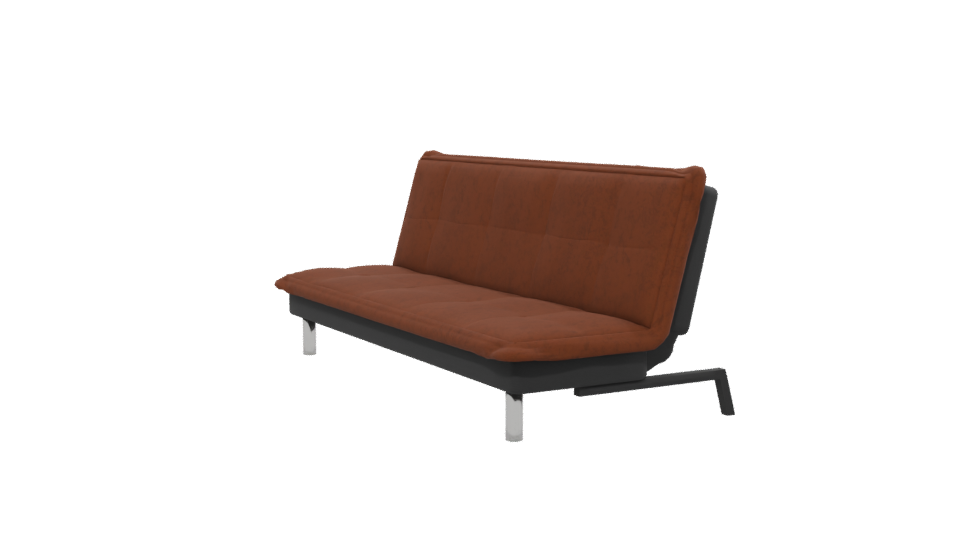 Stylish Brown Sofa 3D Model - Professional 3D Model Render 13