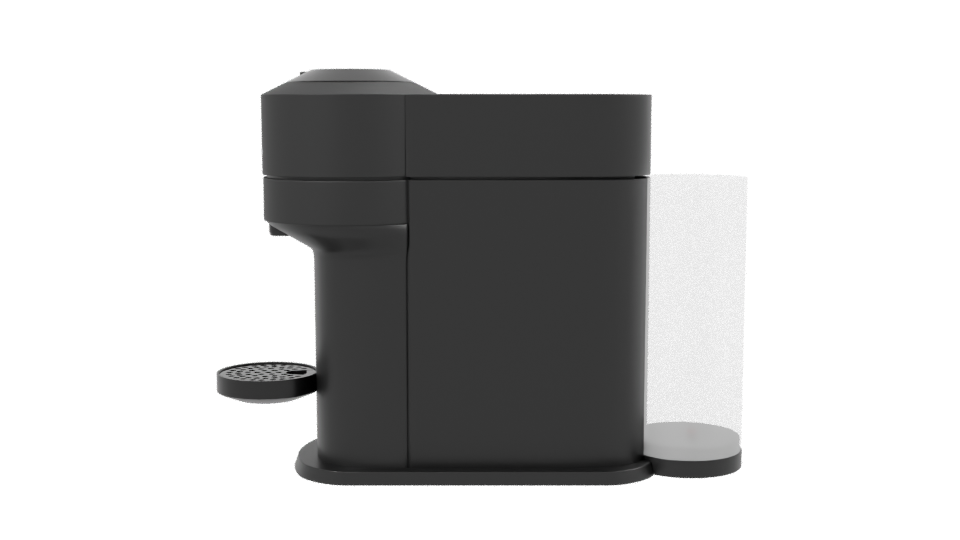 Sleek Modern Coffee Machine 3D Model - Professional 3D Model Render 2