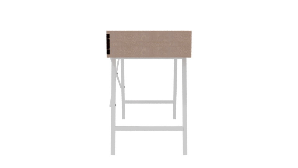 Stylish Minimalist Desk Model - Professional 3D Model Render 8