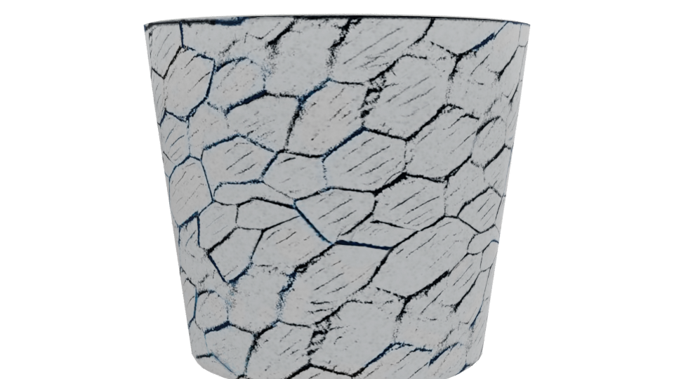 Artistic Decorative Pot 3D Model - Professional 3D Model Render 12