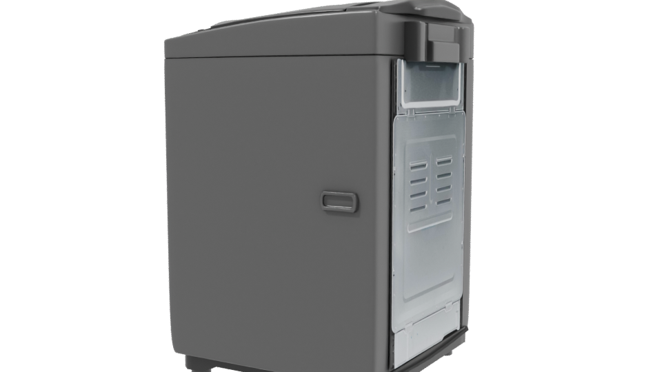 Stylish Household Washing Machine 3D - Professional 3D Model Render 3