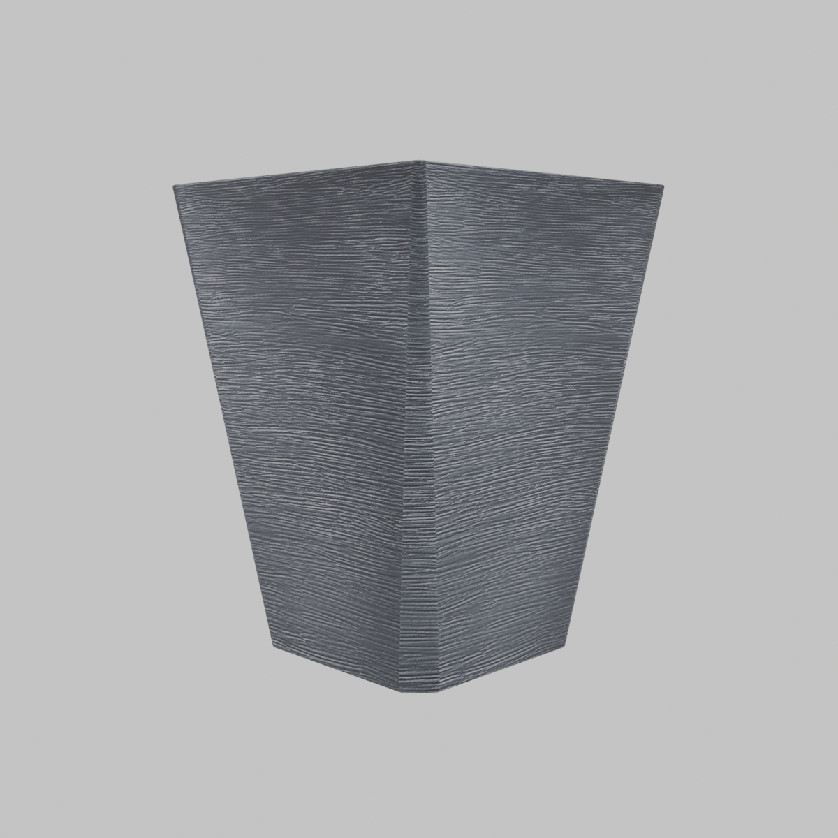 Macetero trapecio grande 70x52 cm negro