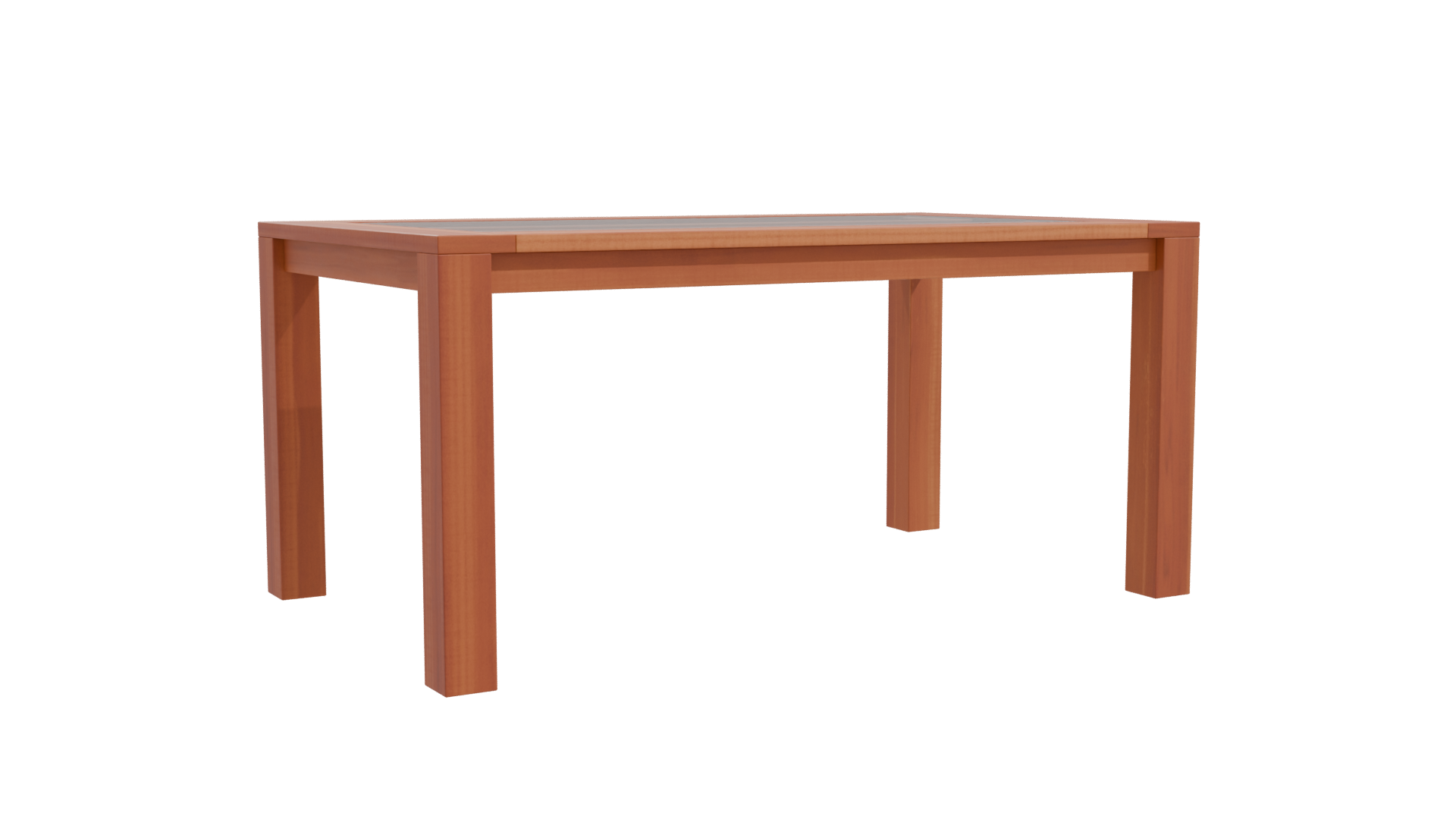 Stylish Wooden Dining Table 3D Model - Professional 3D Model Render 10