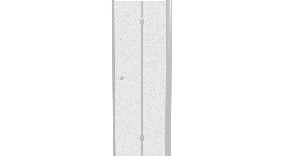 Contemporary Glass Shower Door 3D Model - Professional 3D Model Render 5