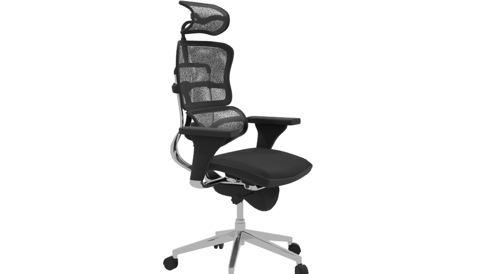 Ergonomic Modern Office Chair 3D Model - Professional 3D Model Render 9