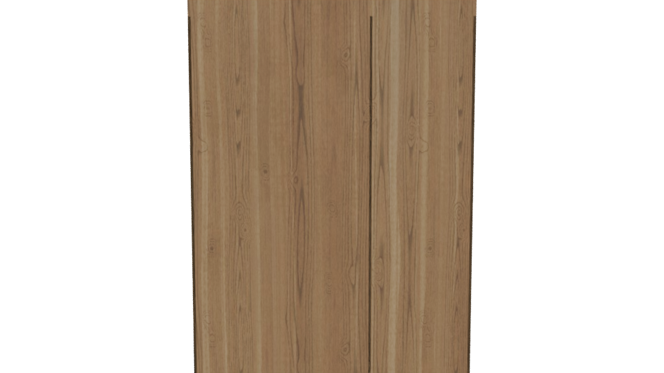 Stylish Wooden Storage Cabinet 3D - Professional 3D Model Render 5