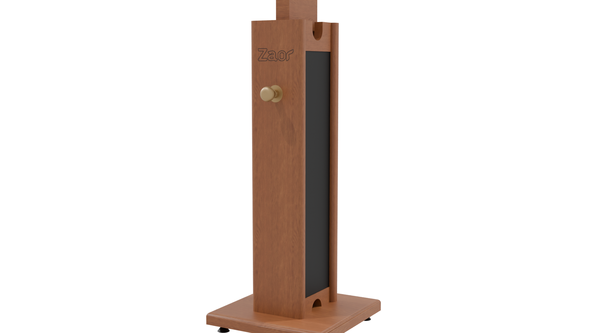 Elegant Wooden Podium Model 3D - Professional 3D Model Render 9