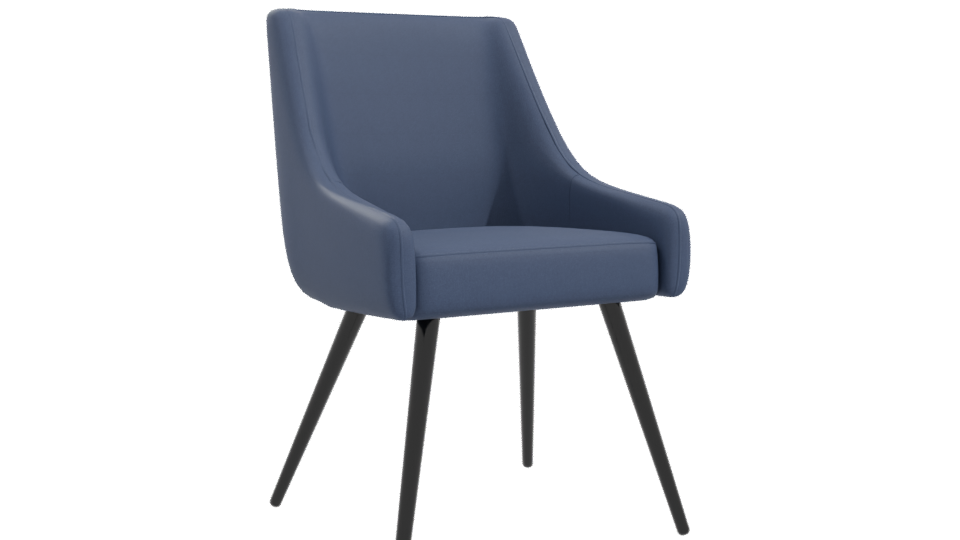 Contemporary Fabric Chair 3D Model - Professional 3D Model Render 10