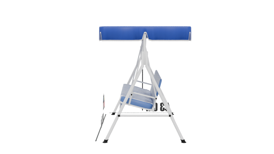 Model 7ea1b5d9 Outdoor Lounge Chair 3D - Professional 3D Model Render 5