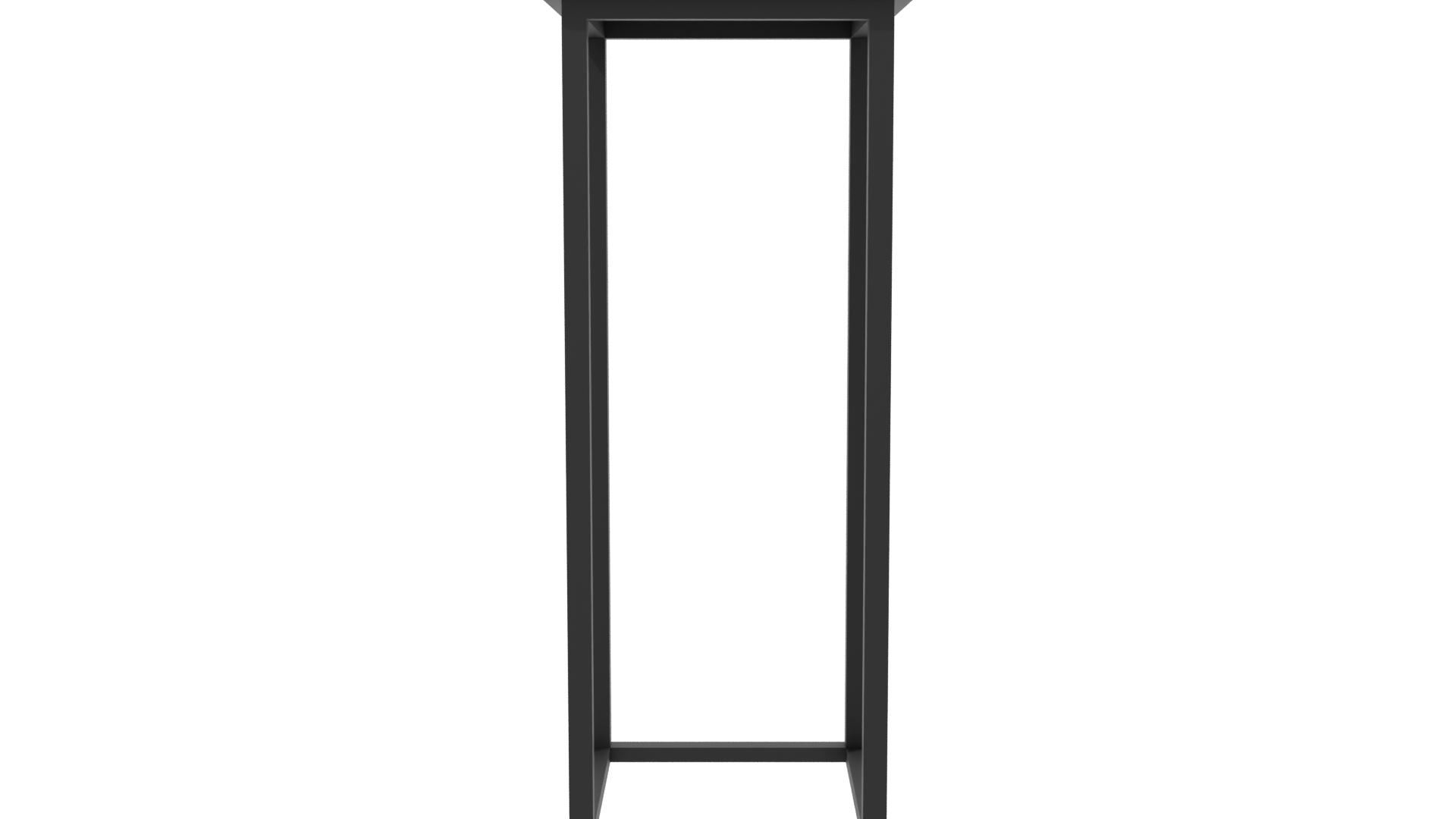 Minimalist Metal Display Stand 3D - Professional 3D Model Render 2