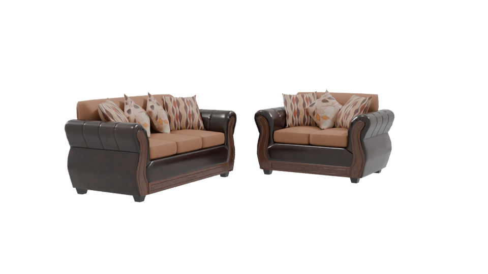 Stylish Luxury Sofa 3D Model - Professional 3D Model Render 9