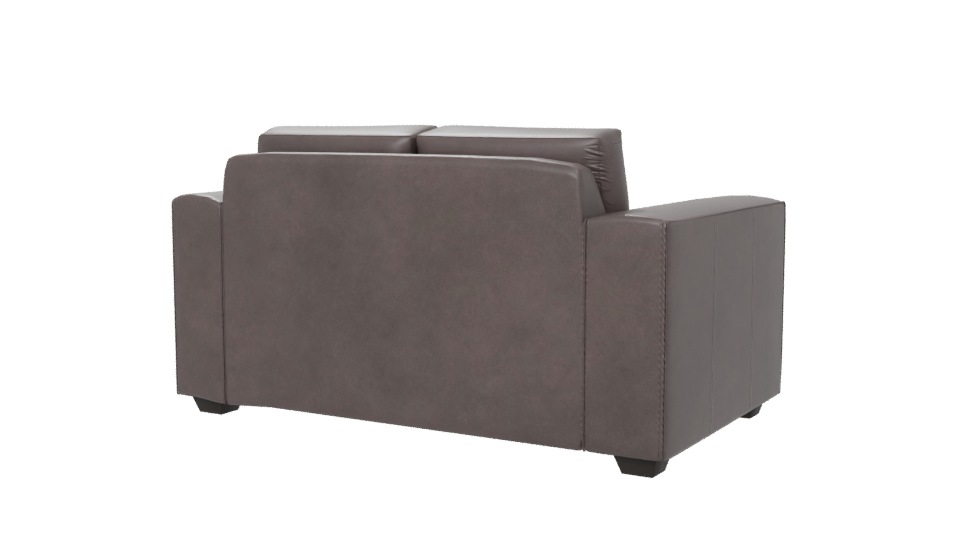 Brown Two-Seat Sofa 3D Model - Professional 3D Model Render 6