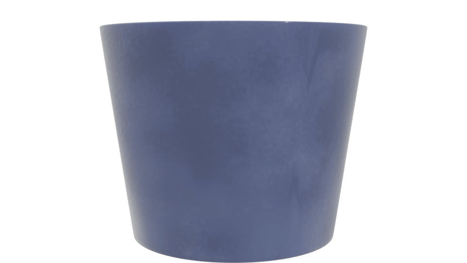 Glossy Flower Pot 3D Model - Professional 3D Model Render 4