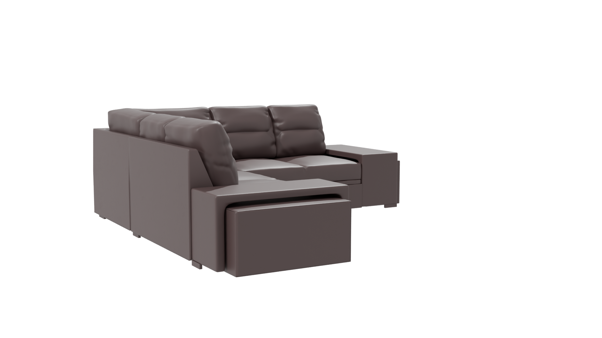 Contemporary Modular Sofa Set 3D Model - Professional 3D Model Render 7