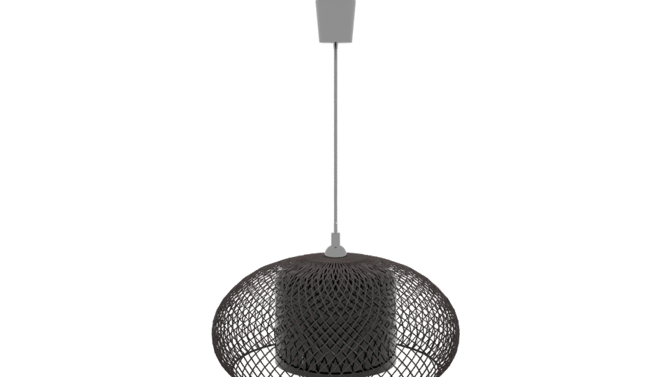 Stylish Pendant Lamp 3D Model - Professional 3D Model Render 3