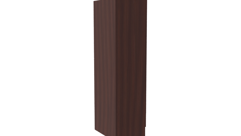 Elegant Wooden Storage Cabinet Model - Professional 3D Model Render 7