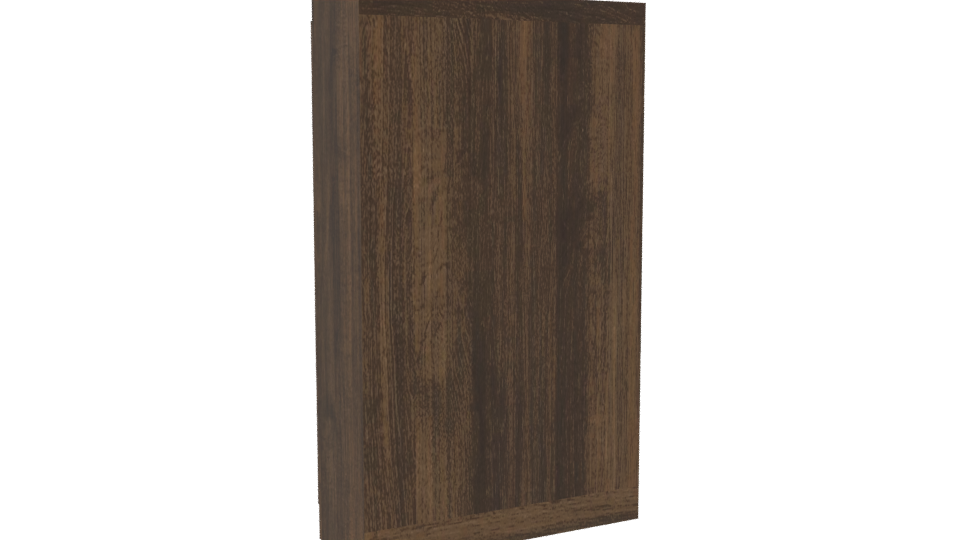 Stylish Wooden Wardrobe 3D Model - Professional 3D Model Render 4