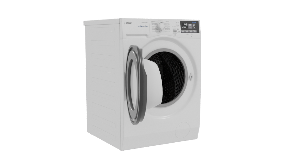 Realistic Modern Clothes Dryer 3D Model - Professional 3D Model Render 10