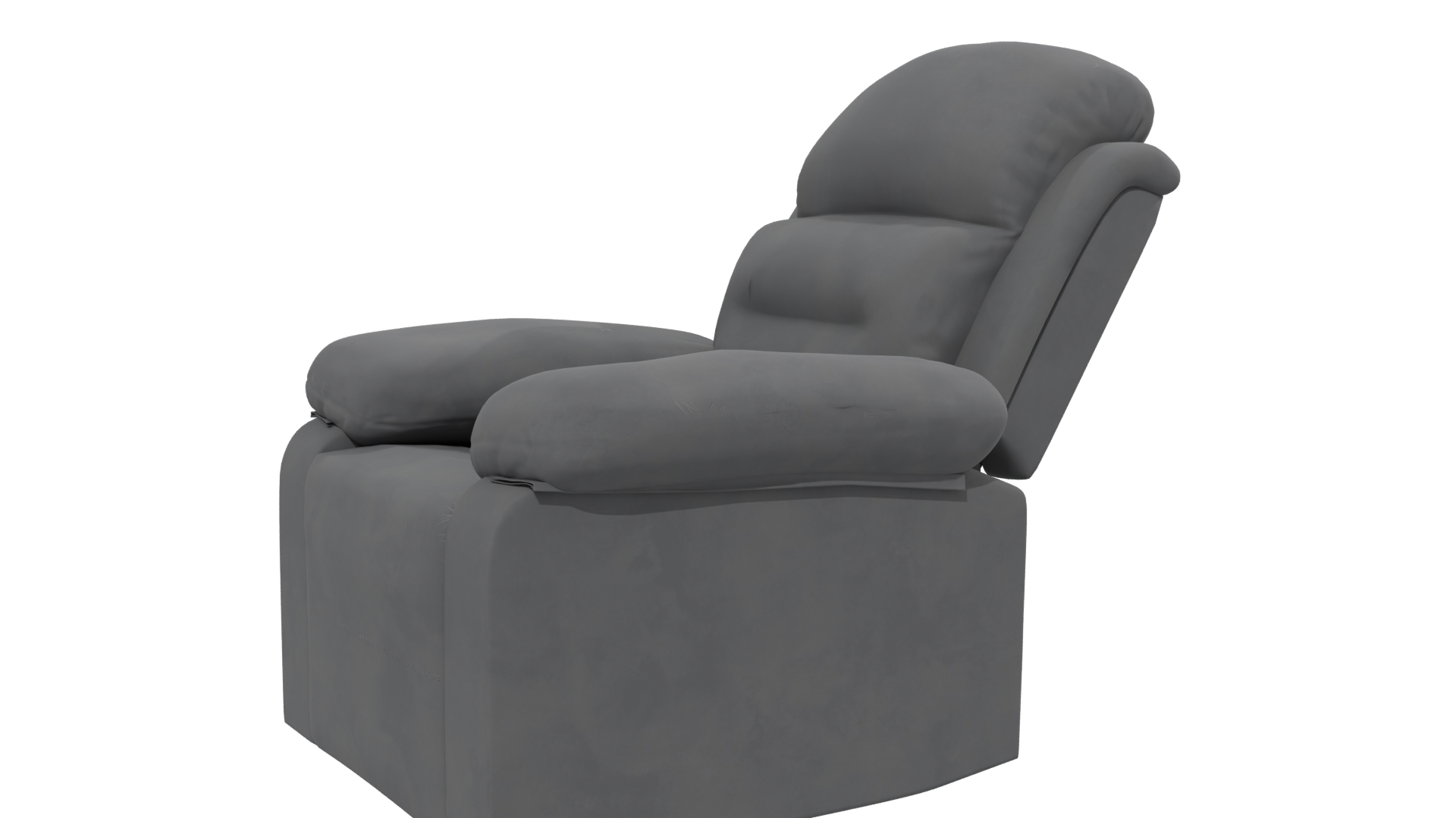 Contemporary Recliner Armchair Model - Professional 3D Model Render 13