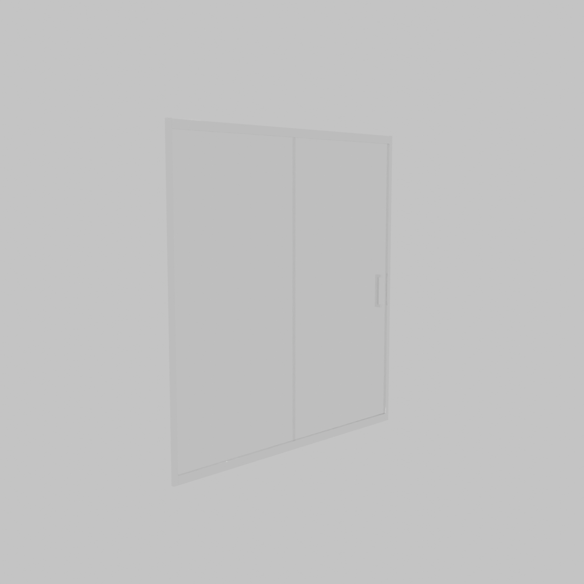 Mampara corredera frontal light 180x190 cm 6mm