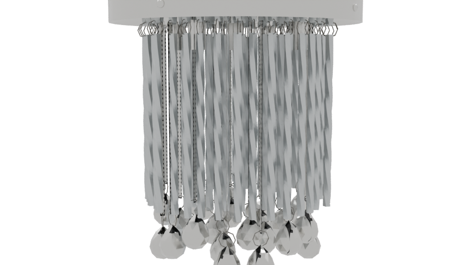 Stylish Modern Chandelier 3D - Professional 3D Model Render 9