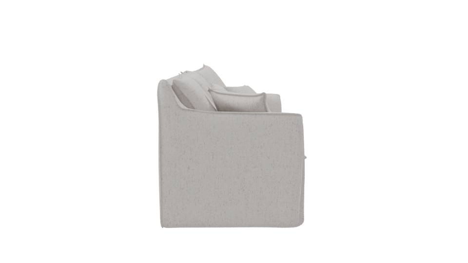 Stylish White Sofa 3D Model - Professional 3D Model Render 8
