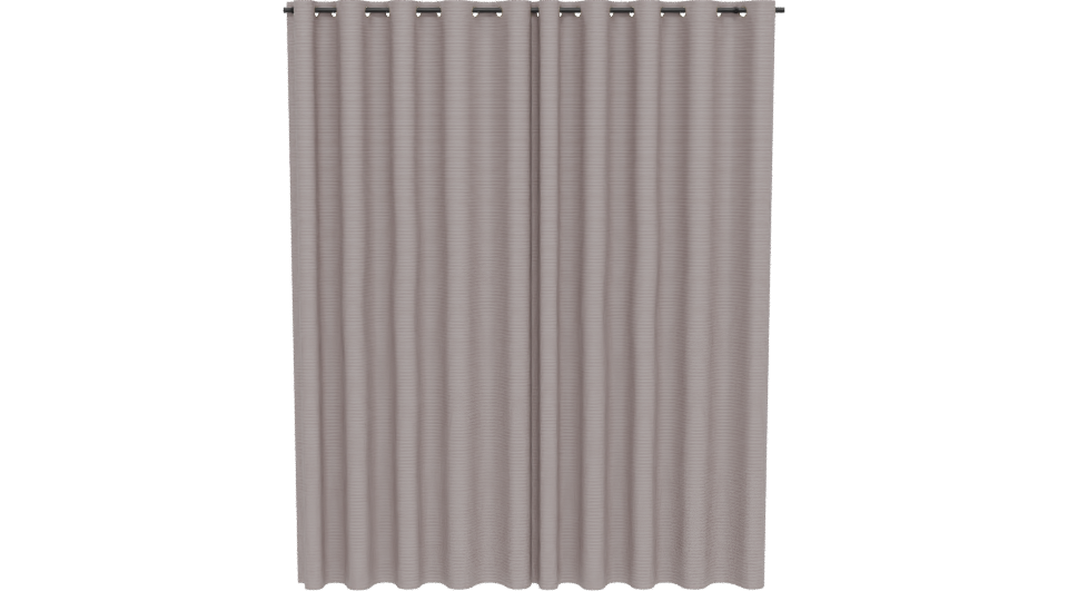 Elegant Fabric Curtain 3D Model - Professional 3D Model Render 5