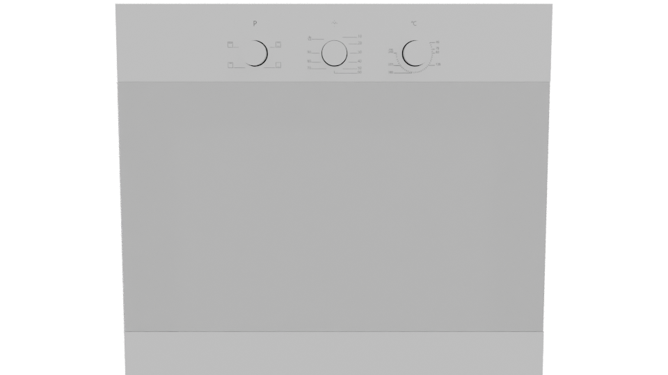 Sleek Modern Kitchen Oven 3D - Professional 3D Model Render 11