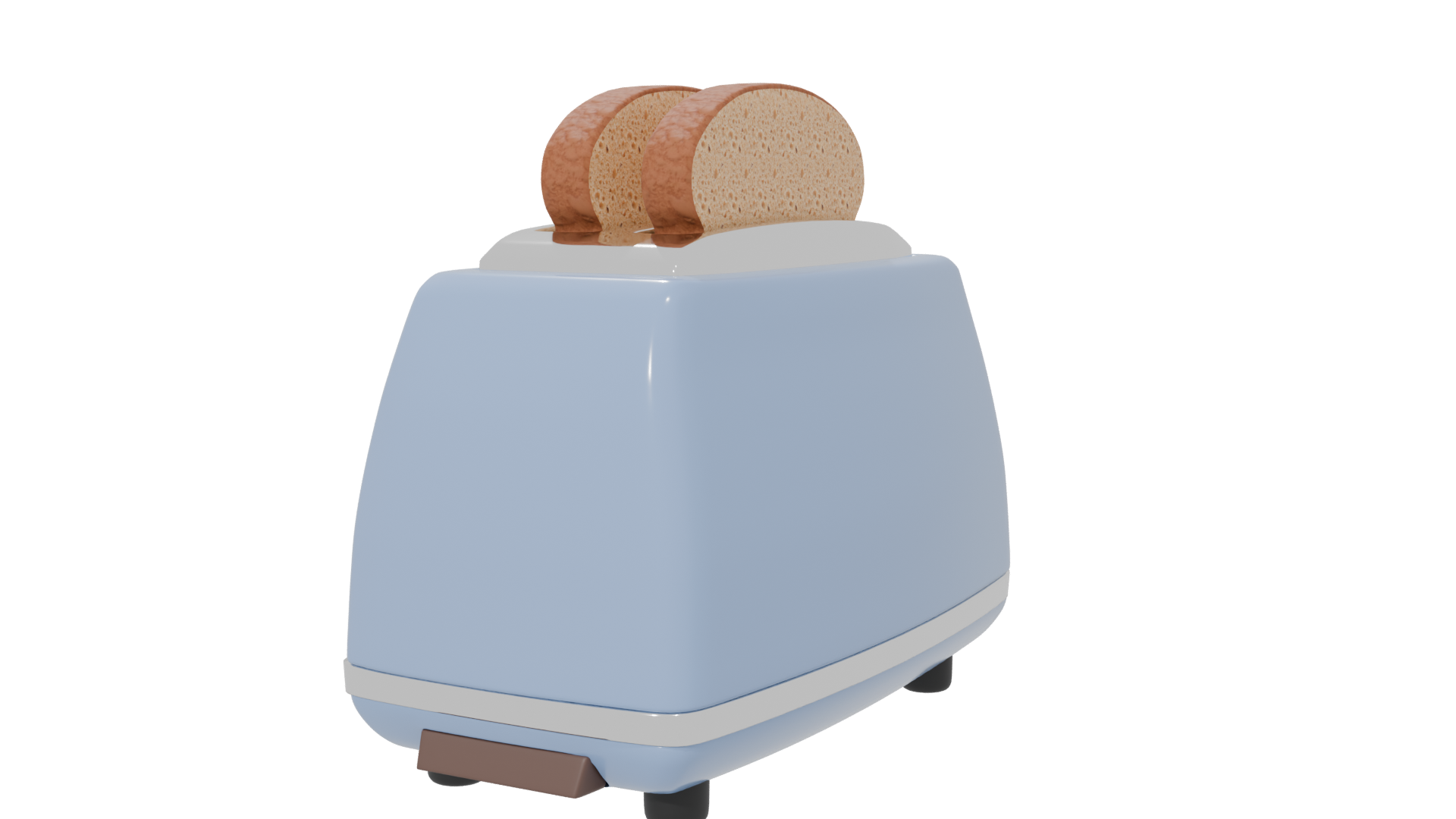 Stylish Vintage Toaster Model - Professional 3D Model Render 6