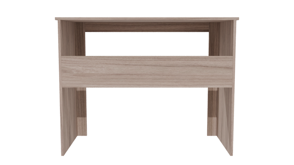 Stylish Minimalist Wooden Desk 3D - Professional 3D Model Render 5