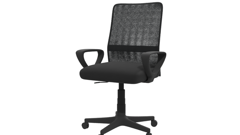 Stylish Modern Office Chair 3D - Professional 3D Model Render 12
