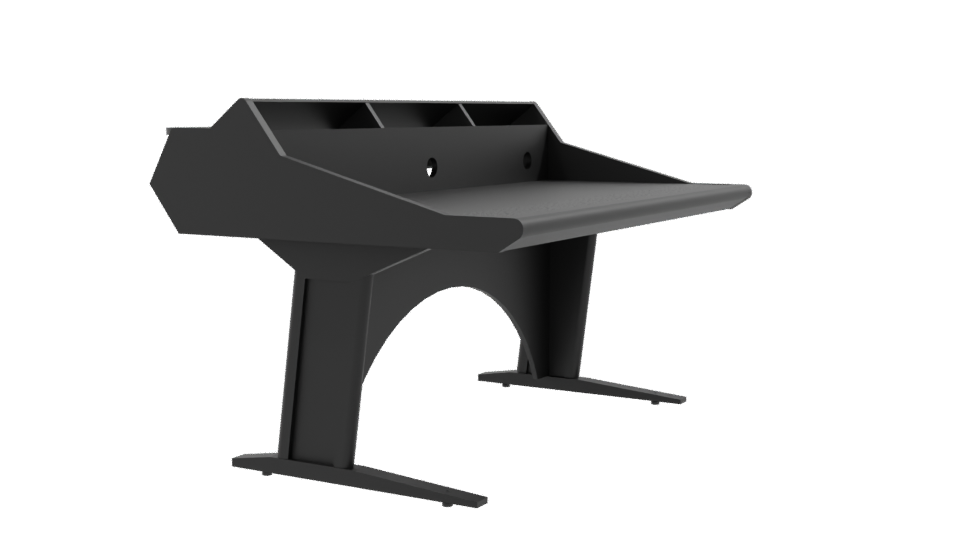 Stylish Modern Work Desk 3D - Professional 3D Model Render 9