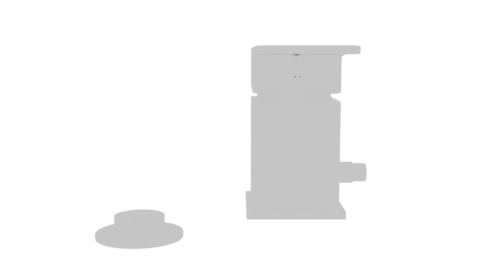 Industrial Metal Desk Clamp Model - Professional 3D Model Render 11