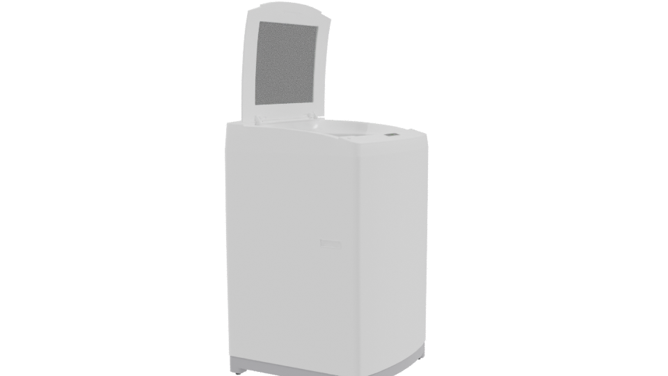 Contemporary Washing Machine 3D Model - Professional 3D Model Render 9