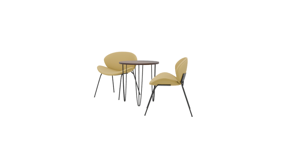 Stylish Modern Lounge Set 3D - Professional 3D Model Render 13