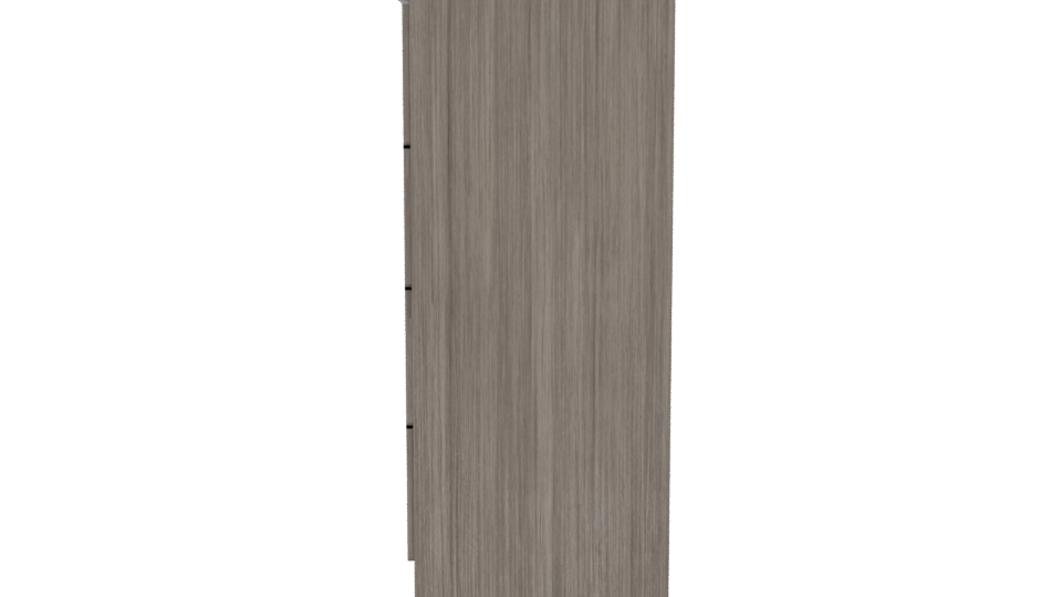 Modern 4 Drawer Chest 3D Model - Professional 3D Model Render 2