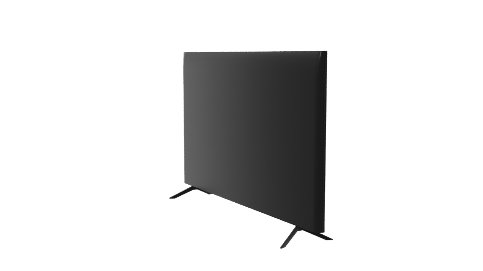 Sleek Modern TV Display Model - Professional 3D Model Render 7
