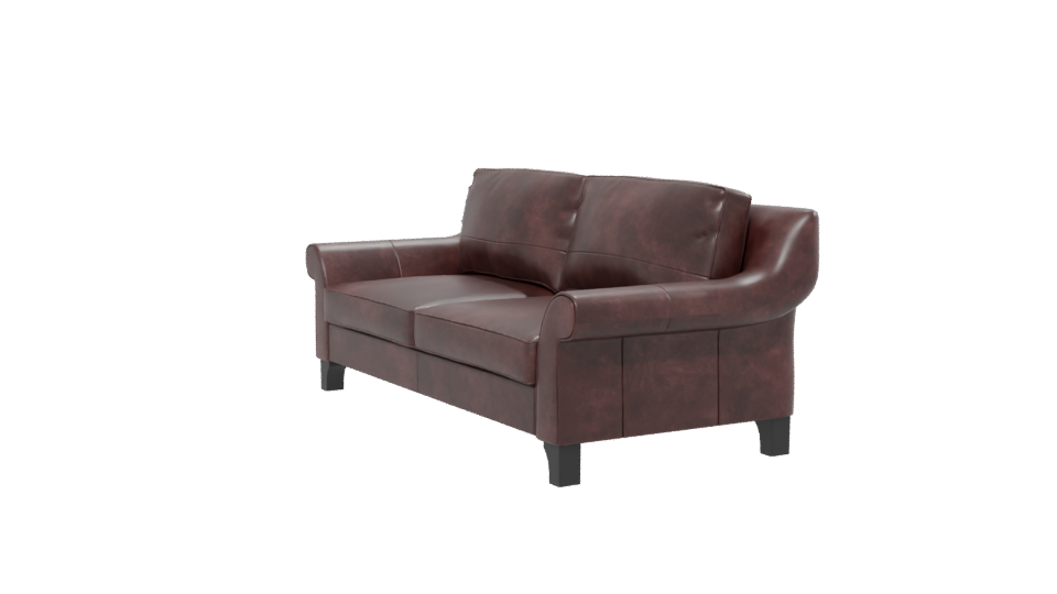 Elegant Leather Sofa 3D Model - Professional 3D Model Render 13