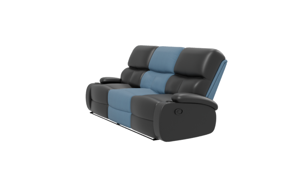Elegant Modern Reclining Sofa 3D - Professional 3D Model Render 13