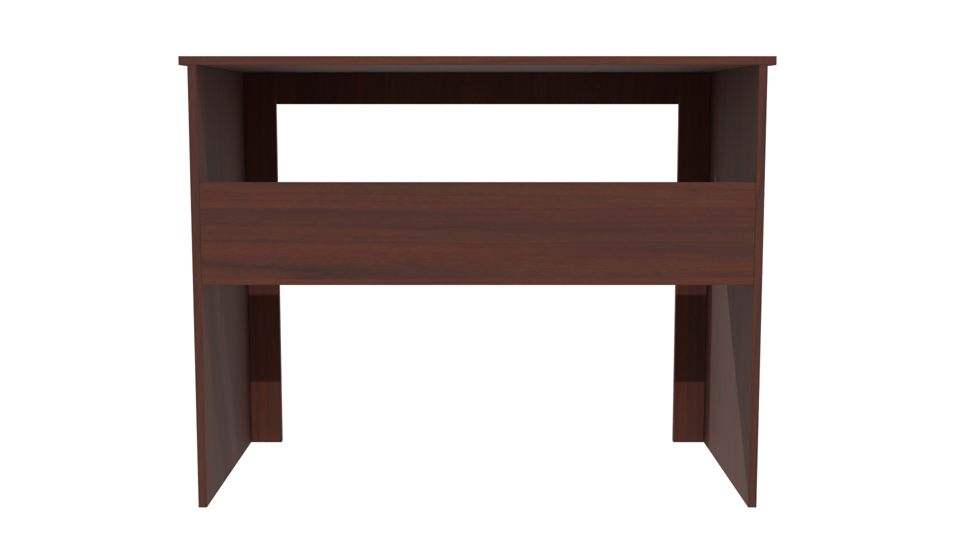 Stylish Wooden Writing Desk 3D - Professional 3D Model Render 5