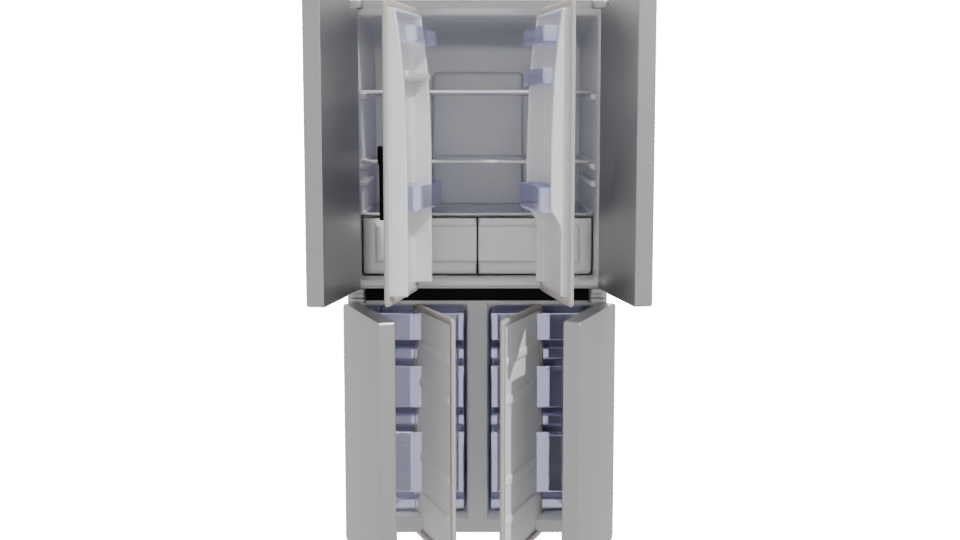 Modern Refrigerator 3D Model - Professional 3D Model Render 11