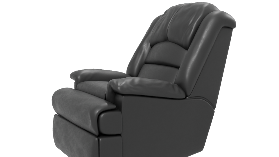 Realistic Recliner Chair 3D Model - Professional 3D Model Render 13