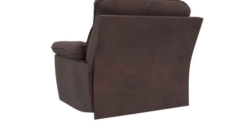 Stylish Contemporary Recliner Armchair 3D Model - Professional 3D Model Render 4
