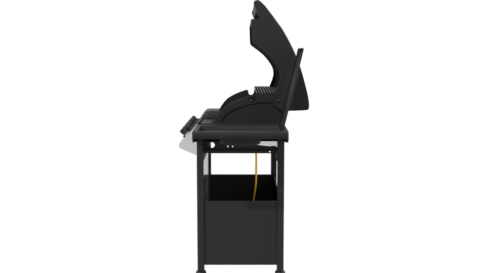 Stylish Outdoor Gas Grill 3D - Professional 3D Model Render 2