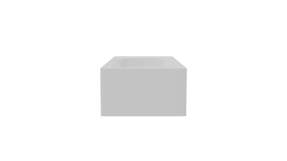 Minimalist Bathtub 3D Model - Professional 3D Model Render 8