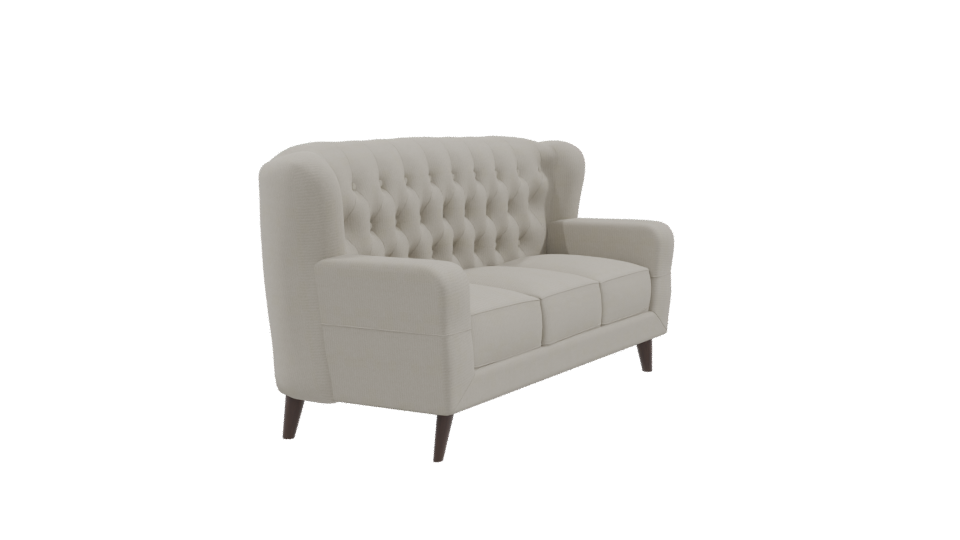 Elegant Fabric Sofa 3D Model - Professional 3D Model Render 9