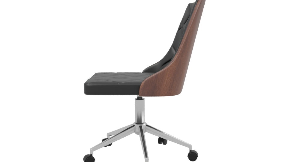 Stylish Modern Office Chair 3D - Professional 3D Model Render 2