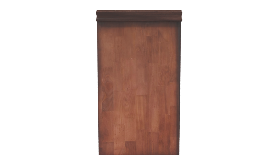 Classic Wooden Drawer Chest 3D - Professional 3D Model Render 2