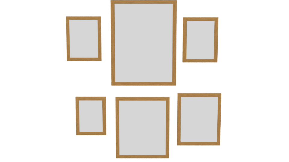 Betina Decorative Wall Art 3D - Professional 3D Model Render 5