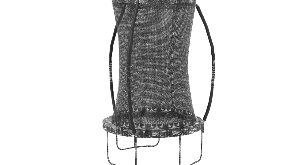 Stylish Modern Trash Can 3D - Professional 3D Model Render 6